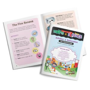Fun with Math & Science/STEM Preschool Booklets - English