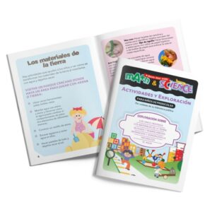 Fun with Math & Science/STEM Preschool Booklets - Spanish
